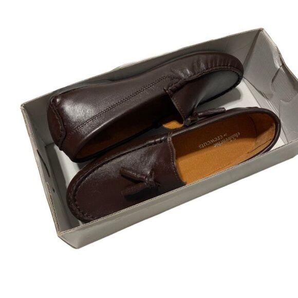 Childrenchic for crewcuts Boys Tassel-topped Loafers Brown - Picture 3 of 5